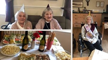 100th birthday for Meadow Bank care home Resident